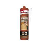 Sellador Madera -ROBLE- Pino Fischer 310ml ELASTICO Y FLEXIBLE,PINTABLE Sapelly