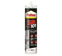 Pattex Adhesivo sellador SP101 Original polímero negro multimaterial interiores y exteriores 280 ml