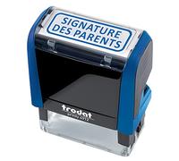 Sello de tinta para profesores Signature des Parents Trodat 4912 X-Print con tinta automática recargable - Tinta de color azul - Formato de impresión 45 x 16 mm - Ideal para documentos escolares