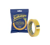 Sellotape 1629135 - Cinta Adhesiva (24 mm x 50 mm), Dorado