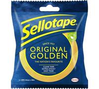 Sellotape 1629135 - Cinta Adhesiva (24 mm x 50 mm), Dorado