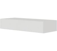 Selsey Mesa Consola con cajón Colgante, Mesa Auxiliar de 90 cm, Mesa de Entrada, Consola, tocador Veldio Blanco