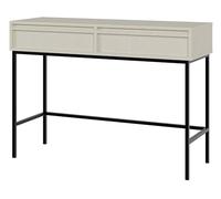 Selsey Mesa de Maquillaje con Almacenamiento, Mesa de Maquillaje con 2 cajones, de pie, Esquina de Belleza, Estilo Moderno, 110 cm, Beige, Arena, EVO