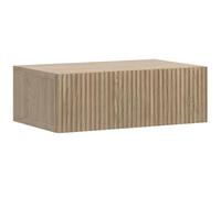 Selsey Mesita Colgante con cajón de laminillas 50 x 17 cm Mesa de Noche Roble engrasado Nolie, Talla única