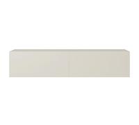 Selsey Mueble De TV Mesa De TV 140 cm Suspendido para Salón Dormitorio Gris Beige Bisira