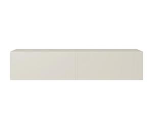 Selsey Mueble De TV Mesa De TV 140 cm Suspendido para Salón Dormitorio Gris Beige Bisira