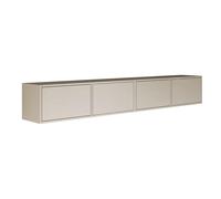 Selsey Mueble TV Colgante Cachemira de 4 Puertas con Frente Acanalado 200 cm - Muebles de Salón Modernos, Mueble TV Salón con Diseño Minimalista y Funcional, Acabado Mate, Hecho en Polonia