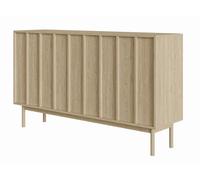 Selsey Neksto - Cómoda de 3 Puertas (150 cm, Patas de Madera de Roble barnizada)