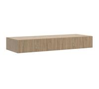 Selsey - Tocador Colgante (110 x 17 cm, con 2 cajones, Mesa de Maquillaje, Esquina), Color Roble aceitado