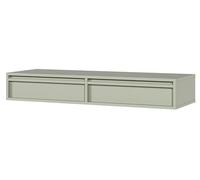 Selsey Tocador De Maquillaje Mesa De Maquillaje con 2 Cajones Suspendido Moderno para Dormitorio 110 cm Salvia EVO
