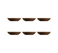 Seltmann Weiden 6 Platos hondos Terra Ø21.2 cm Earth Brown