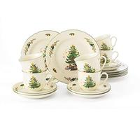 Seltmann Weiden Servicio de café 18 Piezas | Set para 6 Personas | Serie Marieluise Marfil | Servicio Incluye Cada 6 Plato de Desayuno, Taza de café, platillo de café
