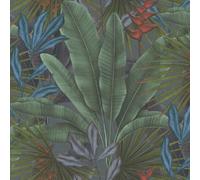 Selva Papel Pintado Vinilo Texturizado Exótico Palma Hojas AS Creation 39647-1