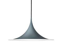 GUBI Lámpara de techo Semi Ø 47cm Antracite grey glossy