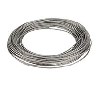 Semme Cable de Acero Inoxidable 304 de 20m, Cuerda de Alambre de 2,5mm,