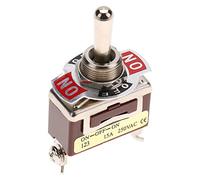 Semme Interruptor de Palanca Momentáneo SPDT de 12 Mm, 3 Posiciones, 15 A, 250 V CA, Compacto, Ideal para Aplicaciones Automotrices e Industriales