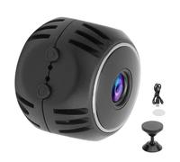 Semme Mini Cámara WiFi 1080P, Seguimiento Automático Humanoide con Detección Mejora por IA, Vigilancia Nocturna del Hogar, con Base de Montaje y Cable de Tos, para Monitoreo de