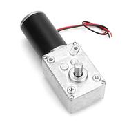 Semme Motor de Engranaje Reversible Motor Eléctrico de 24 V con Eje de 8 Mm de Ruido Alto y bajo para Dispositivos y Automatización (230RPM)
