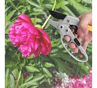 Semme Tijeras de Podar de Acero con Alto Contenido de Carbono Tijeras de Jardín Ergonómicas con Capacidad de Corte de 26 Mm Diseño de Bloqueo Seguro para un Uso Conveniente Ideal para Podar Ramas