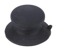 SENECESLI Reemplazo Universal de la Perilla de la Cubierta de la Olla, Perilla de la Tapa de la Cacerola con Ventosa de Silicona de Fácil Agarre Antiescaldaduras (BLACK)