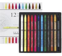 Sennelier 12 Lápices Pastel Secos Extra Finos y 1 Tarjeta