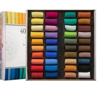 Sennelier conjunto de Pastel seco 40 semipasteles tiernos en el ecu Pastel Extra Fins SELECCIÓN General y 2 cartas