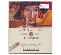SENNELIER Juego de cartón al óleo pastel, 24 unidades (paquete de 1), retrato