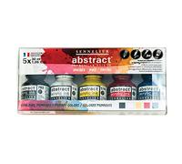 Sennelier Juego de tinta acrílica abstracta, incluye botellas de tinta de 5-30 ml, colores primarios (10-134220-00)