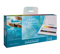 Sennelier La Petite Aquarelle - 24 medias sartenes
