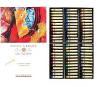 Sennelier Pastels Oil 72 Colors - Sennelier Senurie 72 aceite de conjunto de colores pastelArtistic Quality (France Import) MADE IN FRANCE,ESPACE BEAUX ARTS