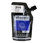 Sennelier : Pintura acrílica abstracta: 120 ml, satinada, azul ultramarino