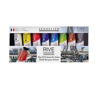 Sennelier Óleo fino Rive Gauche para artistas, 8 colores x 40 ml (10-130313-2)