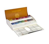 CAJAS DE MADERA DE ACUARELA DE VIAJE