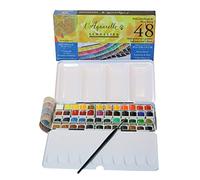 Sennelier Watercolour Metal Tin of 48 Half Pans Classic Set