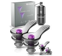 Senner ® DreamPro | Tapones para dormir tranquilamente - Protección auditiva en entornos ruidosos, para dormir de lado (SNR 29dB) - Anti ronquidos - Hipoalergénicos, 2 tamaños, Estuche aluminio