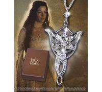 Señor De Los Anillos Colgante Arwen Estrella Del Atardecer Baño De Plata Pendant