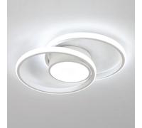 SENQIU Plafón LED Techo Moderno, Lámpara de Techo LED Redondo 42W