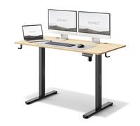 SENSE7 Escritorio Ajustable en Altura eléctrico NOJO, Escritorio de pie 120x60, Mesa de PC con Memoria, Escritorio de pie con Bandeja para Cables, con Ganchos, Ajuste de Altura silencioso, Black-Pine
