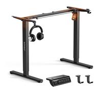 SENSE7 NOJO: Estructura de escritorio eléctrica de altura ajustable, con función de memoria, soporte para auriculares, capacidad máxima de 70 kg, estructura de acero, altura ajustable de 72 a 118 cm