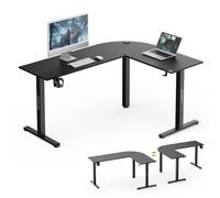 Sense7 RONG, escritorio de gaming en forma de L, 154x117 cm - , diseño tipo fibra de carbono. Mesa para ordenador, ideal para jugadores, uso doméstico y oficina