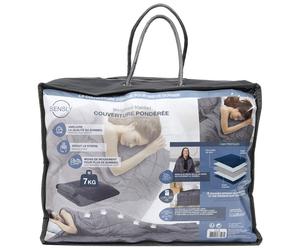Sensly Manta Pesada 7 Kg 150x200 cm para Adultos, Material Poliéster