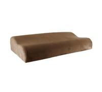 SENSLY - SB83932, Almohada de Espuma de Memoria en PU, Confort Óptimo, Se Adapta a Todas Las Morfologías, Funda Lavable, Dimensiones: 50 x 29 x 10 cm, Color: Gris