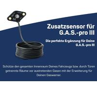 Sensor adicional Thitronik 101289 GAS.-pro III detecta propano, butano, gas a...