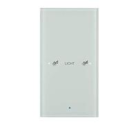 Sensor confort TS Sensor configurado, 1 fase, berker TS Sensor de hager, cristal, blanco polar