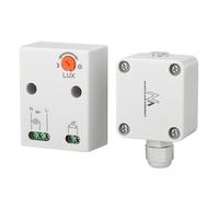 Sensor crepuscular impermeable IP65 con función de interruptor para exteriores