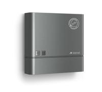 Sensor crepuscular Steinel Magic Box LC PWM 0-10 V antracita, interruptor crepuscular inteligente para el control preciso de la iluminación de vallas publicitarias, control mediante aplicación, IP54