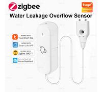 Sensor de Agua ZigBee 3.0, Alarma de Fugas, Detector de Inundaciones, Control Remoto por Aplicación Tuya, Protección de Seguridad para el Hogar Inteligente