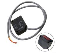 Sensor de barrera de luz reflectante, 3-50 cm, ajustable, sensor fotoeléctrico, salida NPN, robusto, compacto, sensor fotoeléctrico para robots, evitar obstáculos, interruptor de proximidad, 3-50 cm