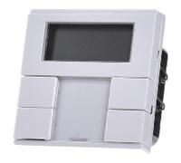 Sensor de botón KNX doble, con termostato de ambiente, blanco polar brillante MEG6212-0319 | Merten | MEG6212-0319 | Unidad de control múltiple