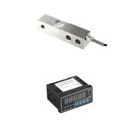 Sensor de celda carga con pantalla indicadora compresión y tensión pesaje viga 200KG 300KG 500KG 1T 2T 3T(300KG and Indicator)